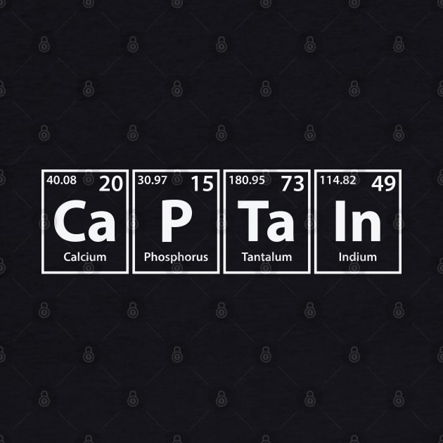 Captain (Ca-P-Ta-In) Periodic Elements Spelling by cerebrands